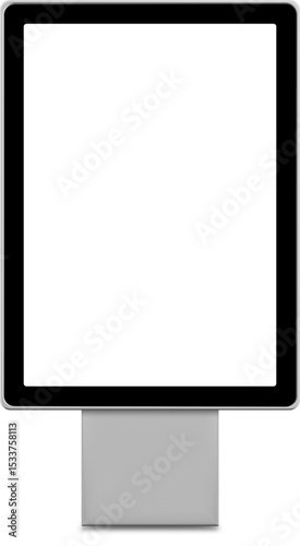 Advertising Billboard Mockup – Front View (Version 3)