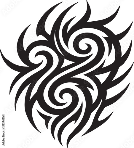 tribal tattoo design vector
