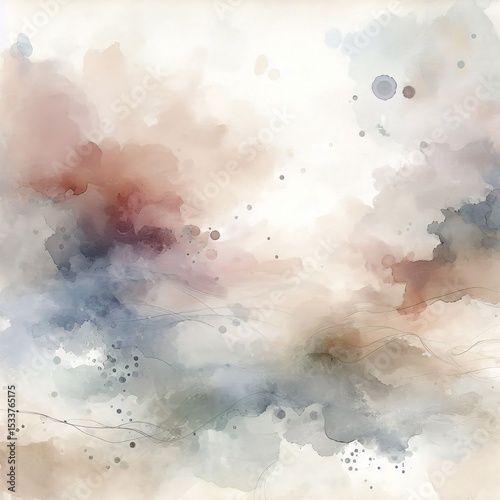 Serene Sky with Bird Painting Generative for AI