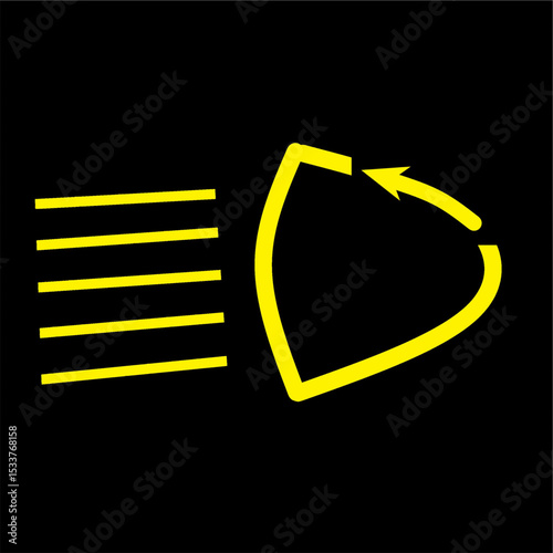 adaptive light system warning light indicator useful for automobile industruy.eps