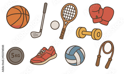 Set sport tools