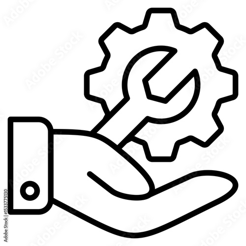 Services line icon
