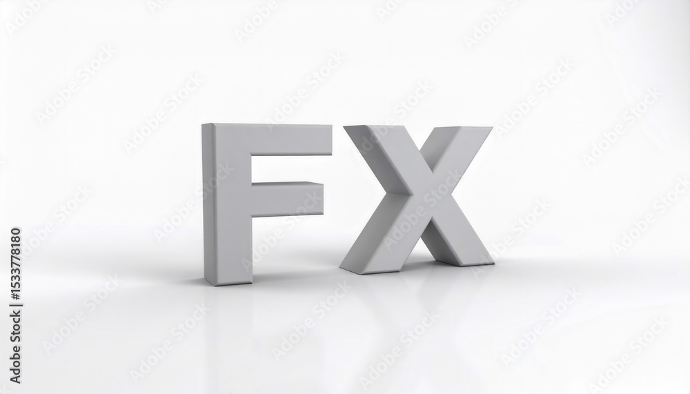 Obraz premium FXの文字イメージ