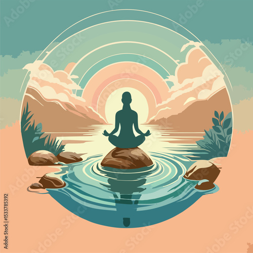 Illustration Set – Self-Care, Mindfulness & Mental Wellness