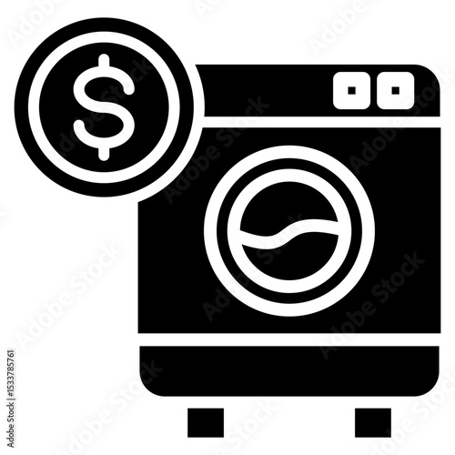 Money Laundering glyph icon
