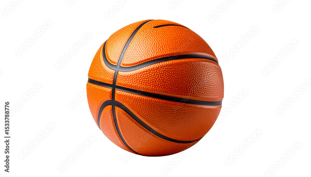 Fototapeta premium Basketball ball isolated on solid white background