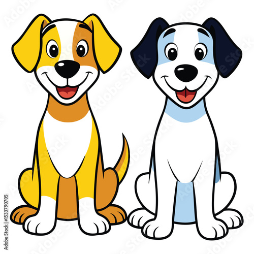 Shiba Silhouette Japanese Dog Breed, Pet Animal, Canine Outline, Flat Vector Illustration
