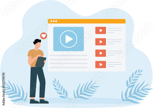 Website Tutorial,Educational web seminar, internet classes, professional character personal teacher service
