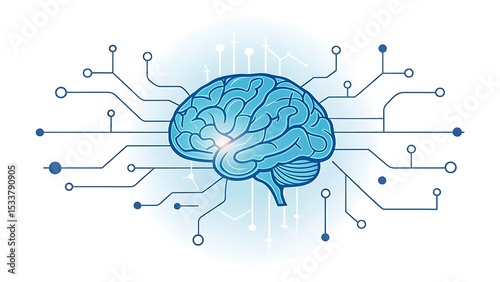 Artificial Intelligence Neural Network Concept