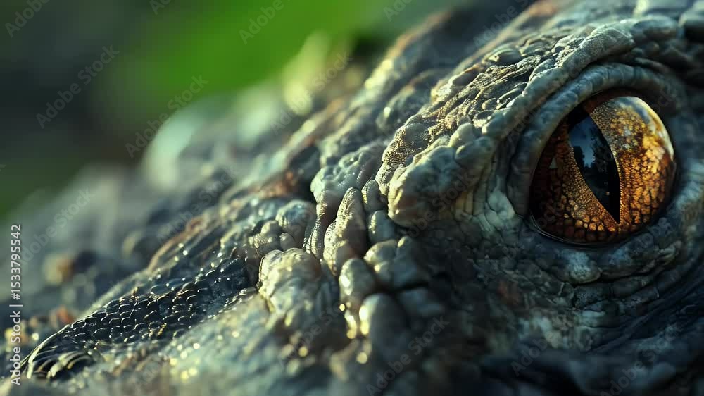 Close-up of a reptile eye