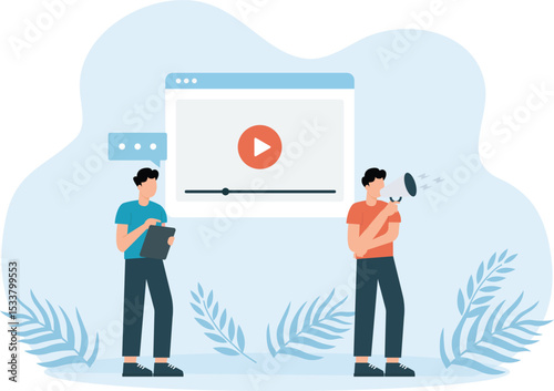 Advertisement,Digital marketing concept with PPC online advertising, promotion
