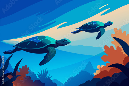green sea turtle