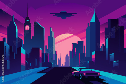 city in the night