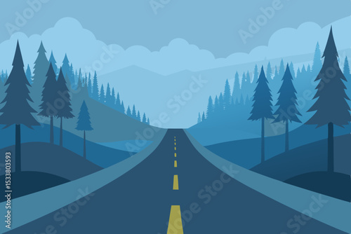 road to the mountains