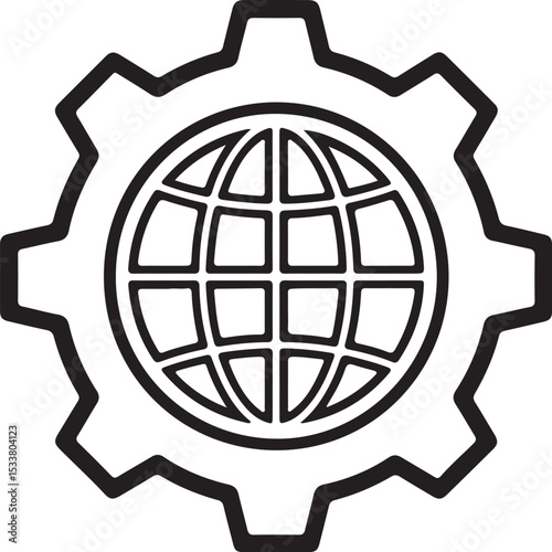 A vector illustration of a turtle on a globe, symbolizing global travel and environmental connection