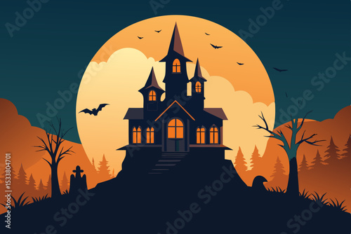 haunted house on hill