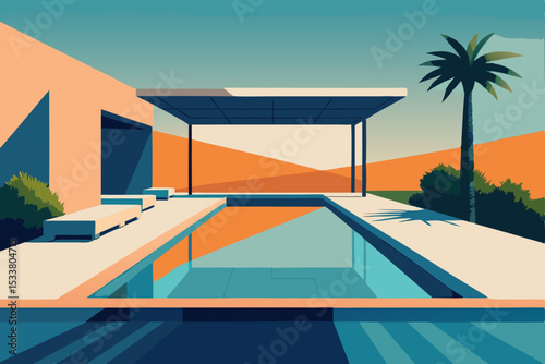 swimming pool in hotel