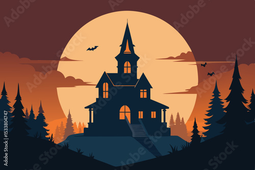 church in the night