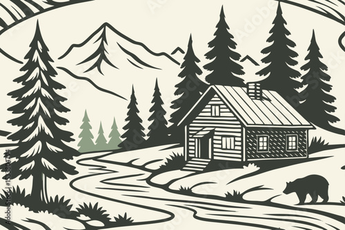 house in the forest