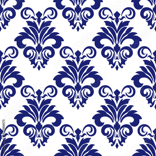 Floral Damask Seamless