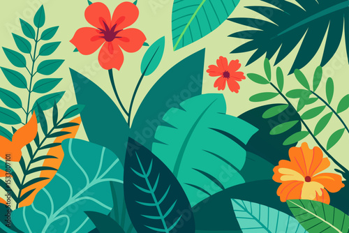 seamless pattern with flowers