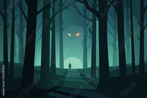 spooky halloween background