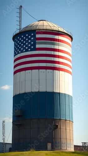 Fields of Freedom: American Flag on the Heartland Silo
