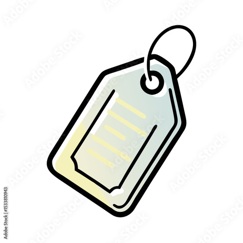 Price tag illustration for shopping and retail with copy space