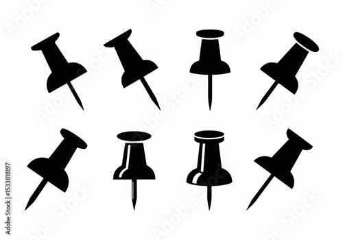 Push pin set stationery office supply