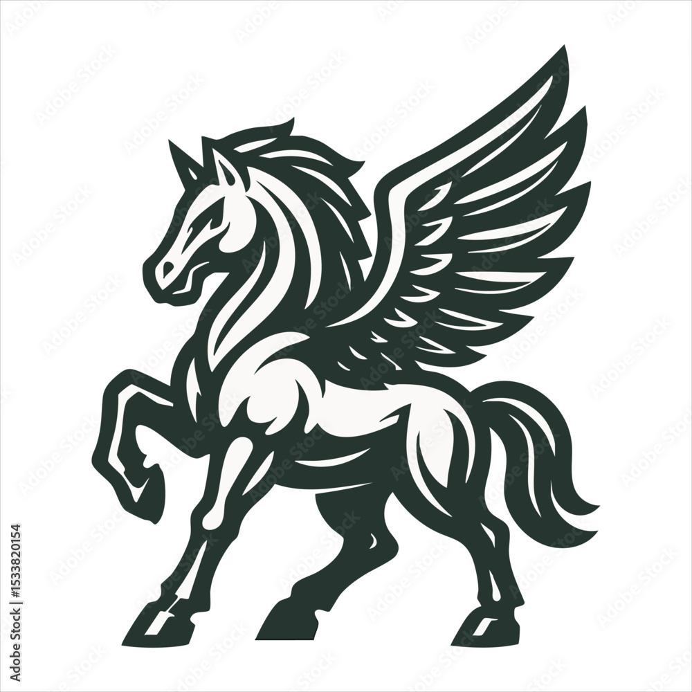 Fototapeta premium pegasus vector illustration