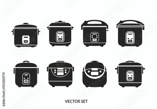 Rice cooker appliance set kitchen equipment