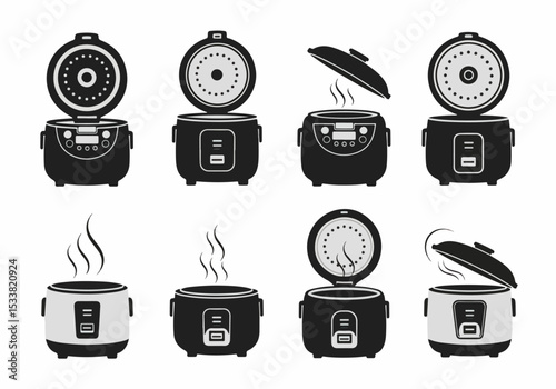 Rice cookers kitchen appliances for food preparation
