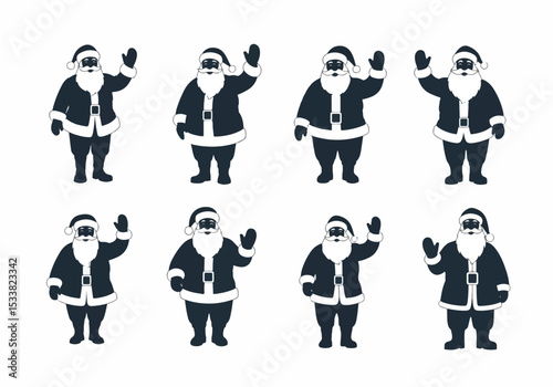 Santa Claus character seasonal holiday greetings