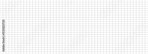 Net texture pattern on black background. Net texture pattern for backdrop and wallpaper. Realistic net pattern with white squares. Geometric background, vector illustration