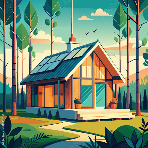 a sustainable Scandinavian passive house
