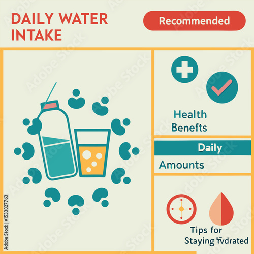 Infographic: Daily water intake