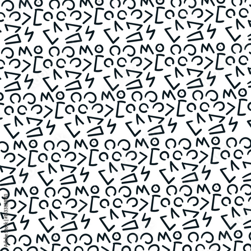 Small icons or symbols in the form of a rounded or bent wire