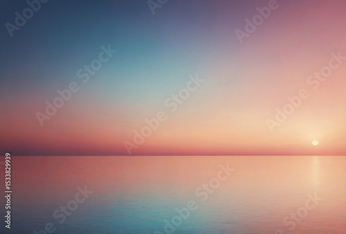 Blurry Sunset Gradient Background with Warm Tones and Soft Light