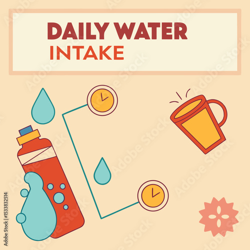 Infographic: Daily water intake