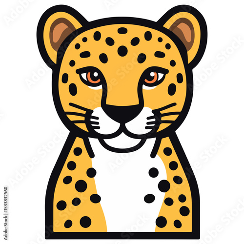 leopard, animal, vector, transparent background, creature, panthera pardus, icon, cute, mammal, zoo, safari, wild, cheetah, predator, isolated, wildlife, nature, feline, carnivore