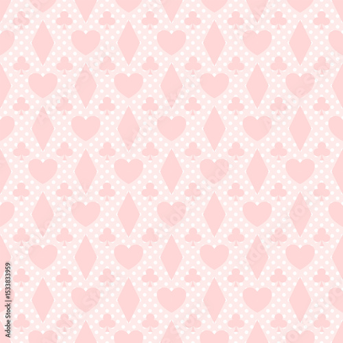 seamless pattern with pink flowers