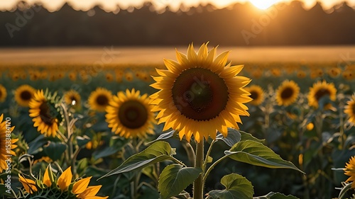 field of sunflowers