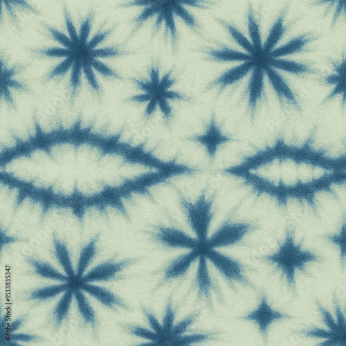 Seamless Print Shibori pattern and tie-dye allover textile Shibori allovers pattern design