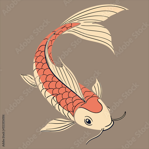 fish cartoon vector	