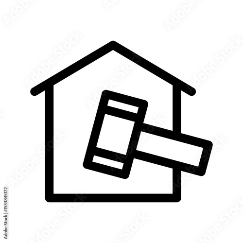 Auction Icon Vector Symbol Design Illustration