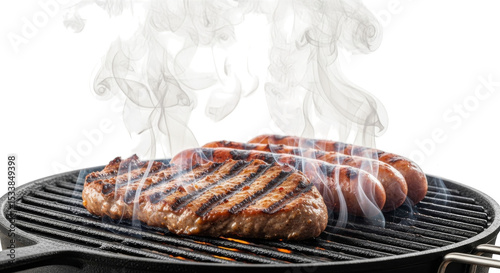 Grilled delights sizzle on smoky grate
