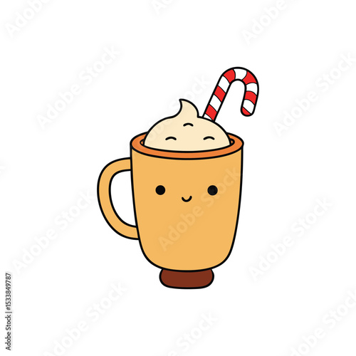 cup of coffee with ice cream