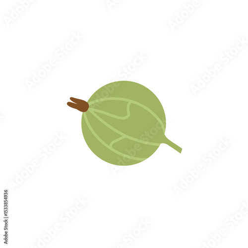 A vibrant green olive on a smooth surface, emphasizing its natural beauty and simplicity
