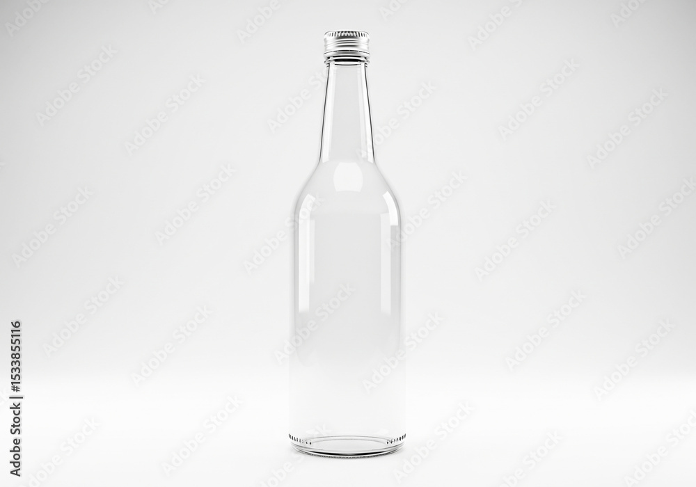Clear Beverage Bottle Still Life Clear Beverage Bottle Still Life