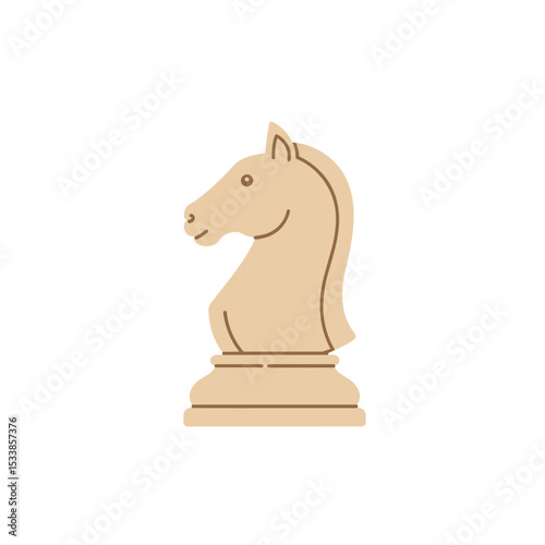 Elegant chess piece on a minimalist background, symbolizing strategy and competition